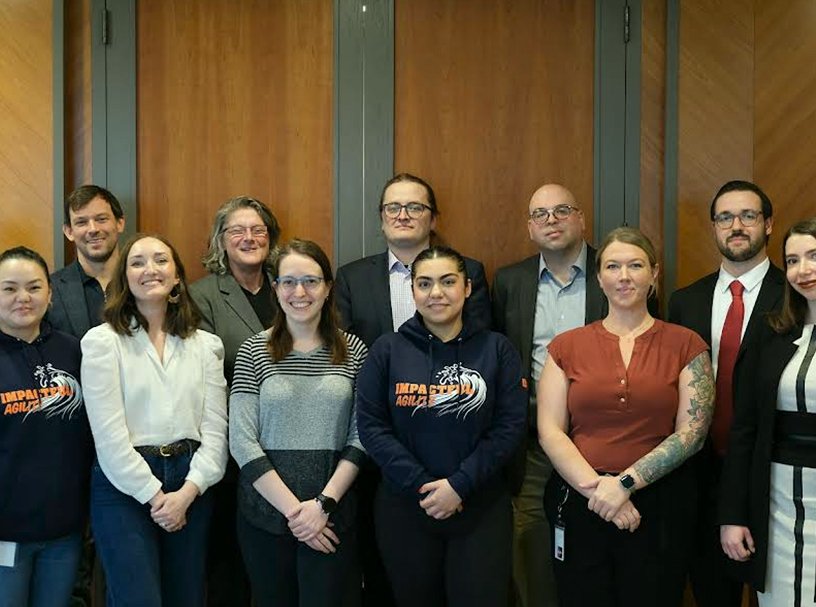 Wanta Thome colleagues gathered for a team photo