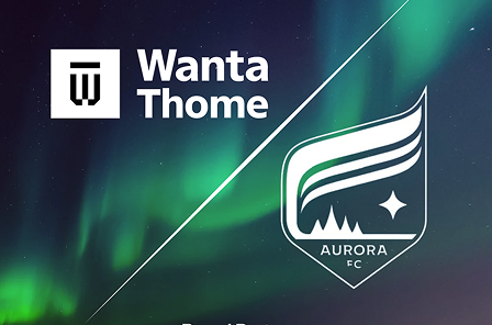 Wanta Thome and Minnesota Aurora partnership graphic